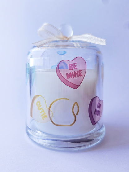 Love Hearts Candle